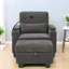 Fauteuils inclinables réglables avec rangement et USB, mousse bois gris