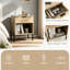 45 cm W Bedside Table