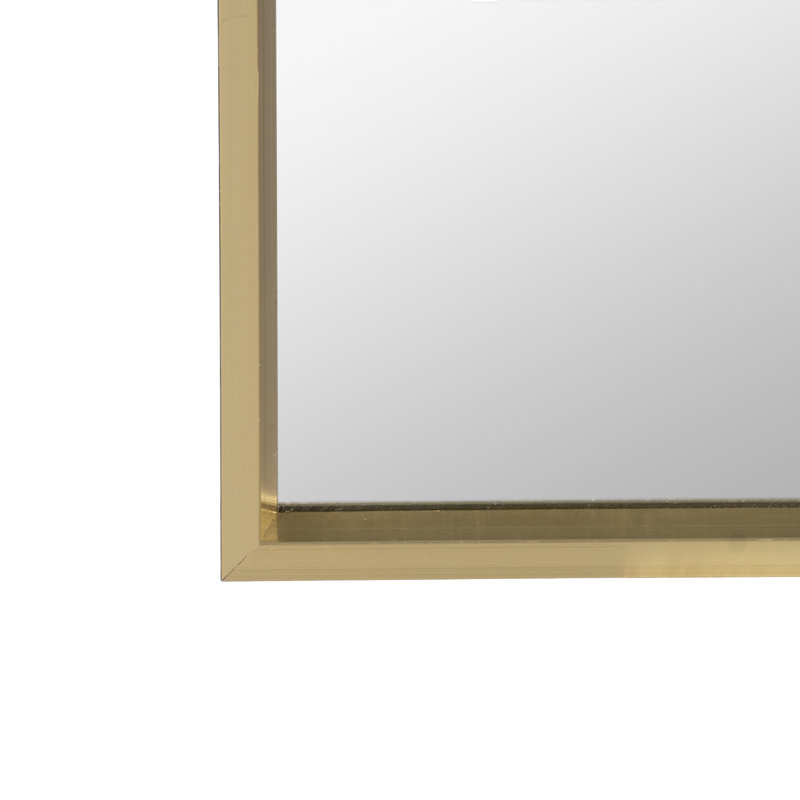 Silverts Aluminium Rectangle Mirror, Golden
