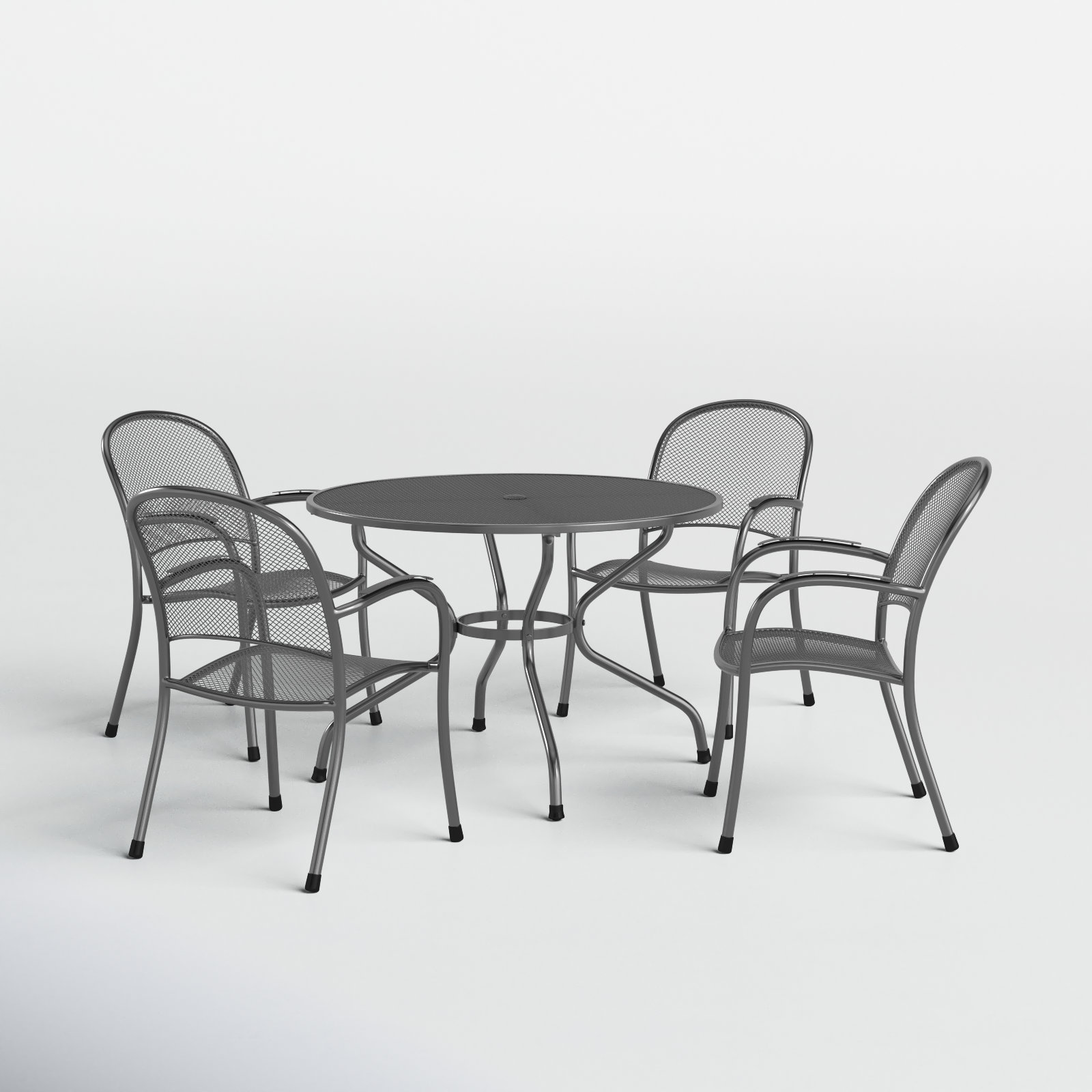 Waynesboro 42 " Patio Dining Set, Gray