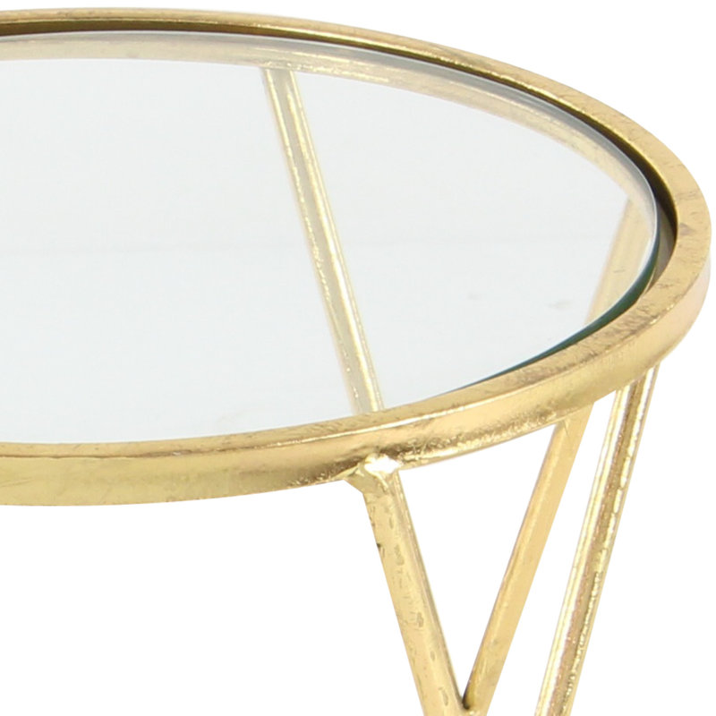 Minehead Glass Top Nesting Tables