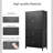 Modern Bathroom Storage Cabinet, 43.3" Tall Cabinet with 2 Doors & 2 Drawers, Adjustable Shelf, Freestanding Organizer for Bathroom, Office, Kitchen-1890732710