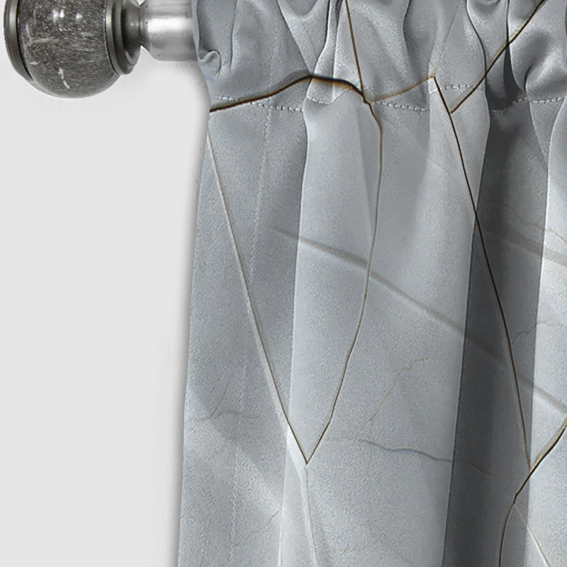 Dungannon - Collages Curtain - Blackout Abstract Curtain - 1 Panels, 52" W x 108" L