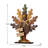 18.25"H Burlap/Wooden Turkey Table Decor