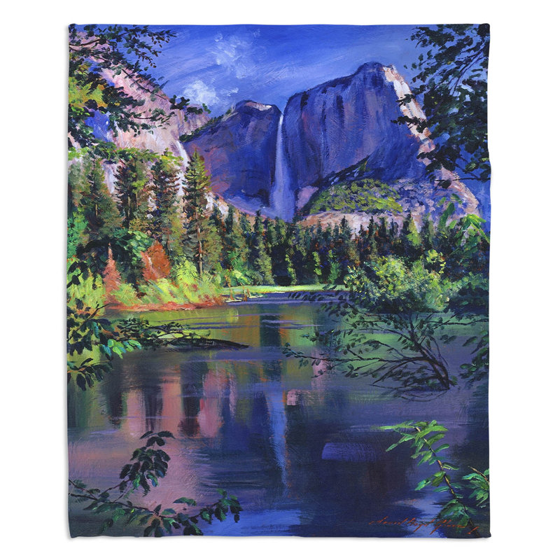 Hand Woven Throw Blanket, 51" x 60"