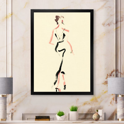 «Fashion Woman», art mural sur toile TG