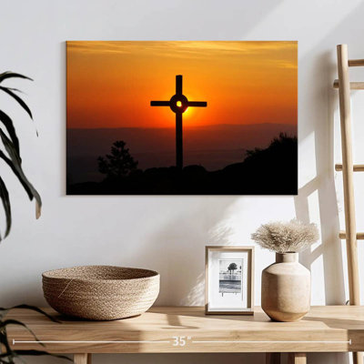 Javetta Christian Cross Sunset