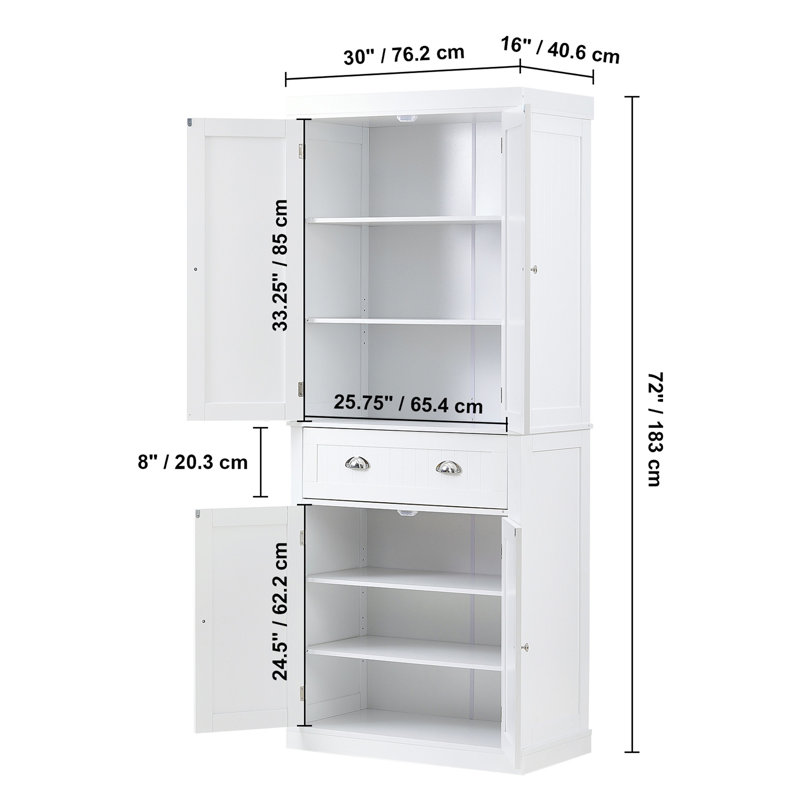 Armoire de rangement 72 po