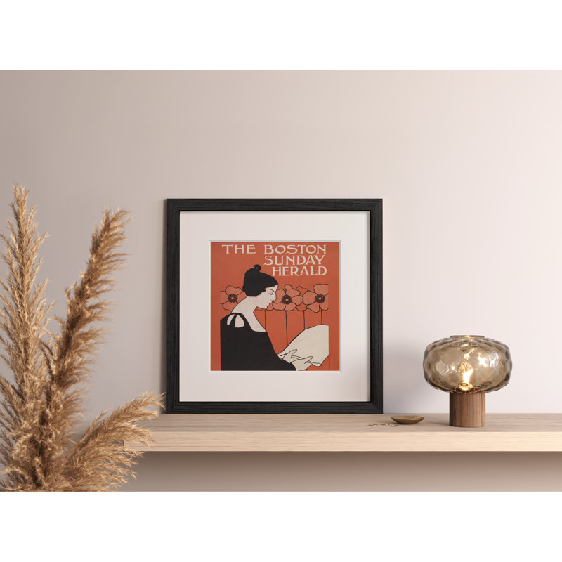 Solid Wood Picture Frame with Glass, Black, 12" W x 12" H