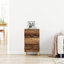 Bedside Cabinet Reclaimed Wood Medium Bedside Table-804601226