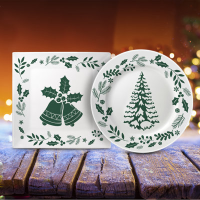 Ceramic Christmas Plates 