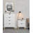 24" Two Drawer Faux Wood Nightstand-1035763663