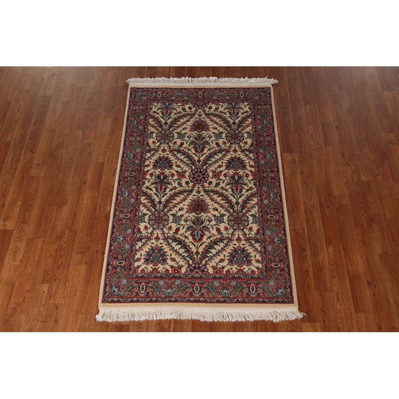 Tapis oriental floral Aubusson 3 x 5