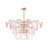 9-Light Layered Handmade Glass Chandelier-502057966