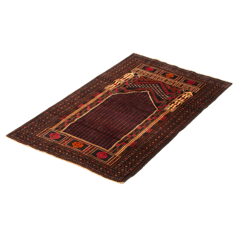 Teimani Burgundy Rug 3'0" x 4'9"