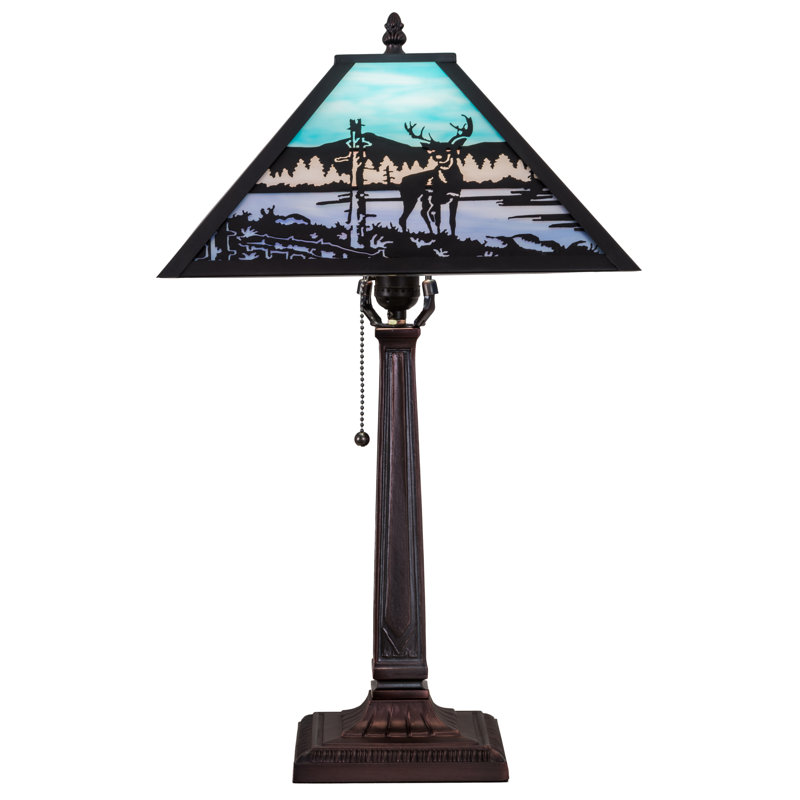 Rustic Lodge Table Lamp
