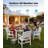 All-Weather Outdoor Dining Sets - Rust-Resistant Modern Outdoor Dining Sets For Backyard Garden Deck Poolside 1-Table 2-Chairs-126281973