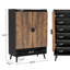 Range-chaussures avec tablettes réglables et portes-1214571031