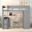 Lit mezzanine avec bureau intégré et garde-robe-1425028466-1425028467