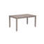 Ensemble de salle à manger moderne 5 pièces, table de salle à manger rectangulaire en bois avec 4 chaises rembourrées pour la cuisine, la salle à manger, gris