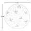 Bayberry Dessert Plates, Set of 4