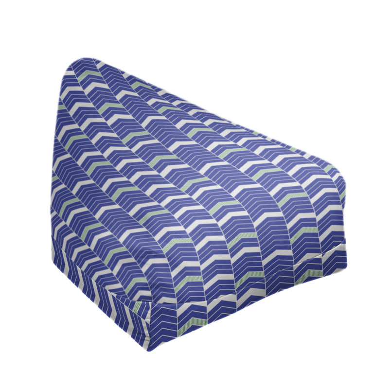 Fauteuil à billes standard &, H 27 po x L 30 po x P 25 po, Bleu / vert, Pas de bourre