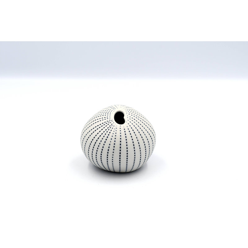 Vase de table Aulora, H 2,4 po x l 3,4 po x P 2,6 po, Bleu