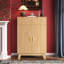 Armoire à chaussures à double porte Wavy-Design grande capacité, réglable-1264236226
