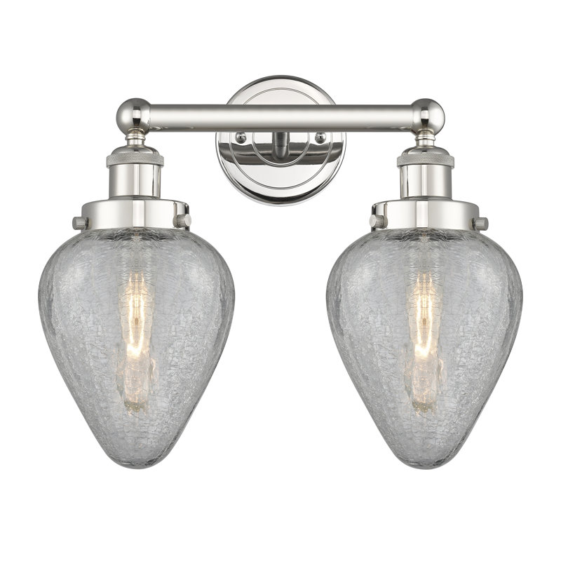 Éclairage pour meuble-lavabo à intensité variable 2 lumières Ameet, Nickel poli