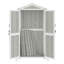 Remise de rangement extérieure verrouillable verticale en bois massif l 3 pi x P 2 pi-98667794