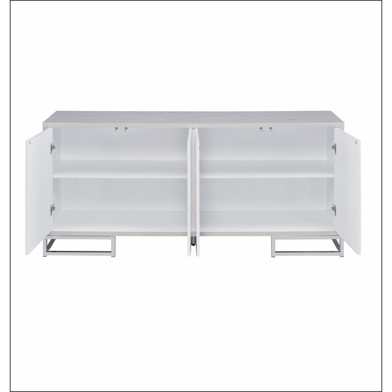 Armoire console Panos Marcle Paint & Chrome