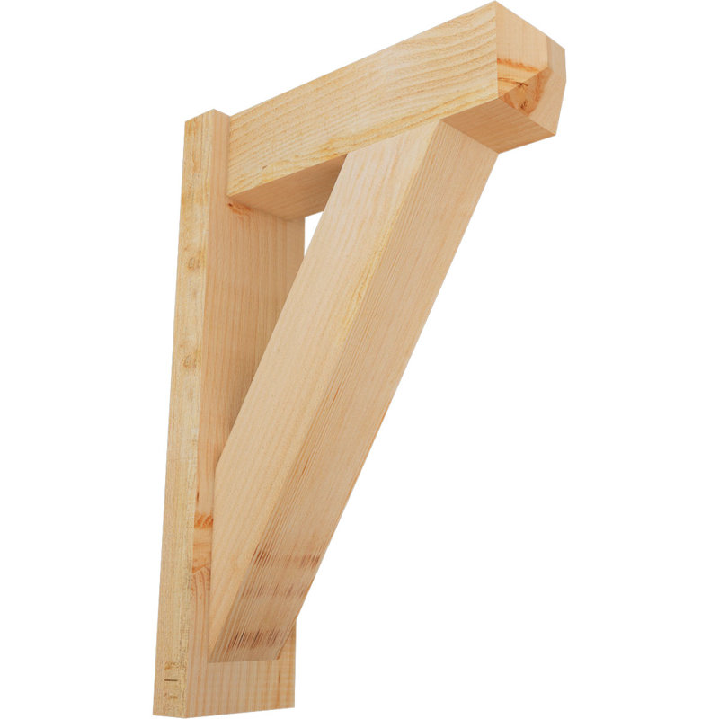 Artisan traditionnel en bois rustique, P 18 po x H 26 po, Sapin Douglas de 6 po (sciage brut)
