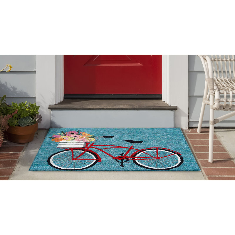 Treport No Pattern And Not Solid Color Polyester Kitchen Mat, 20" W x 29" L