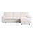 Versatile Upholstered Sleeper Sectional Sofa with Storage Compartment