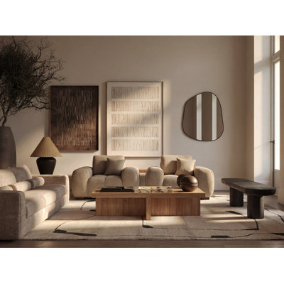 Chaise d'appoint contemporaine capitonnée avec accoudoirs cascade