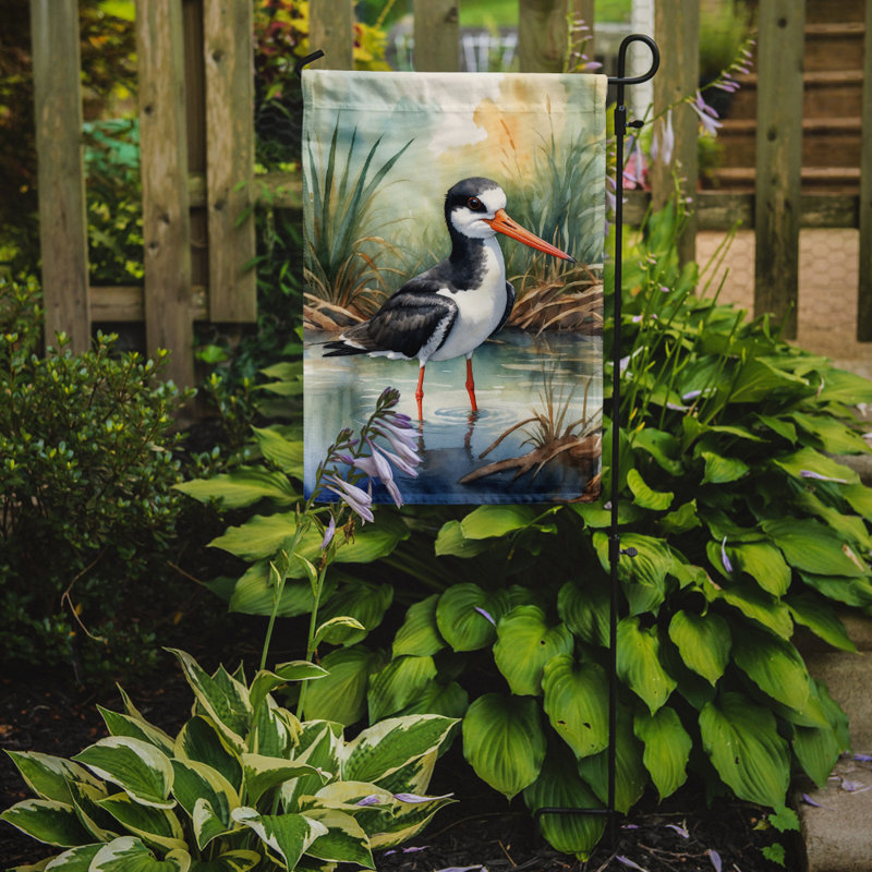 Drapeau de jardin Surfbird Bird, Écumoire noire