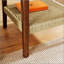 Mid-Century Side Table With Woven Shelf, Boho Design For Storage And Aesthetic Appeal In Any Room