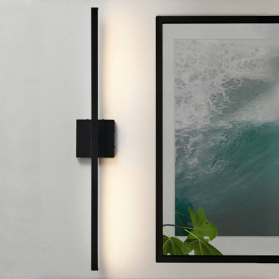 Dimmable Cordless LED Wall Sconce with Remote - Aluminum Battery Operated​