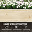 Solid Wood 2 Tier Plant Stand
