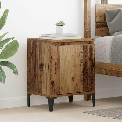 Bedside Cabinet 40 X 30 X 50 Cm Engineered Wood