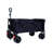 Foldable Steel Utility Wagon with Extended Tailgate and Extra Long Bed