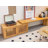 Jarisa 86.6'' W Storage Credenza， Retracted Extendable Tv Stand -Wood Tv Console Media Cabinet With Storage-141817451-160683399