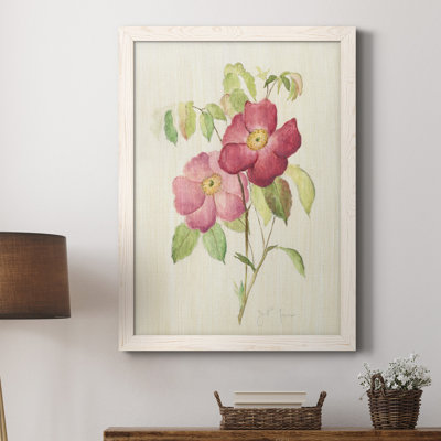 «Dusty Rose II» - Toile encadrée de qualité supérieure - prête à être accrochée