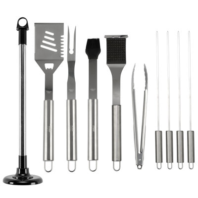 Stainless Steel Grilling Tool Set