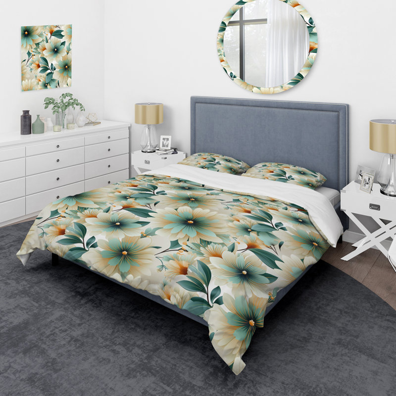 Ensemble de housse de couette Vintage Glamour, Housse de couette pour très grand lit et 2 très