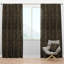Rideaux semi-transparents avec passe-tringle semi-transparent en fourrure de léopard mid-century safari-44743113