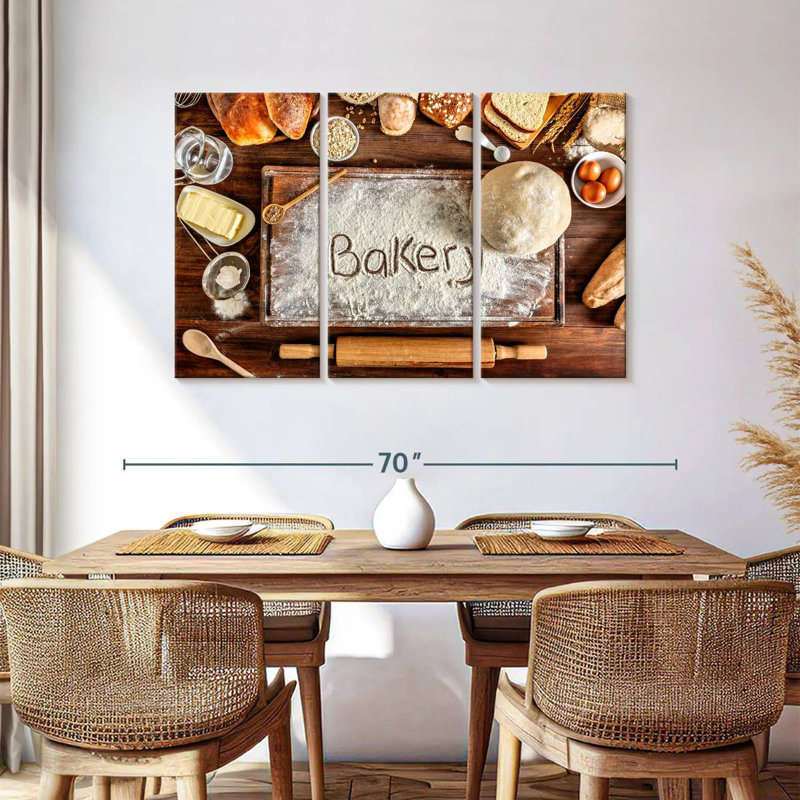 Bakery Baking, 36" H x 57" W