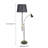 Starlight Black Drum Shade Floor Lamp