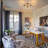 3-light Ribbed Glass Sputnik Semi Flush Mount