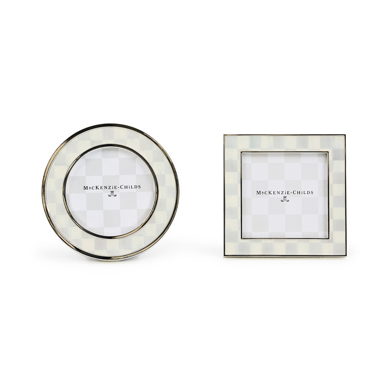 Sterling Check Silver Plated Frames